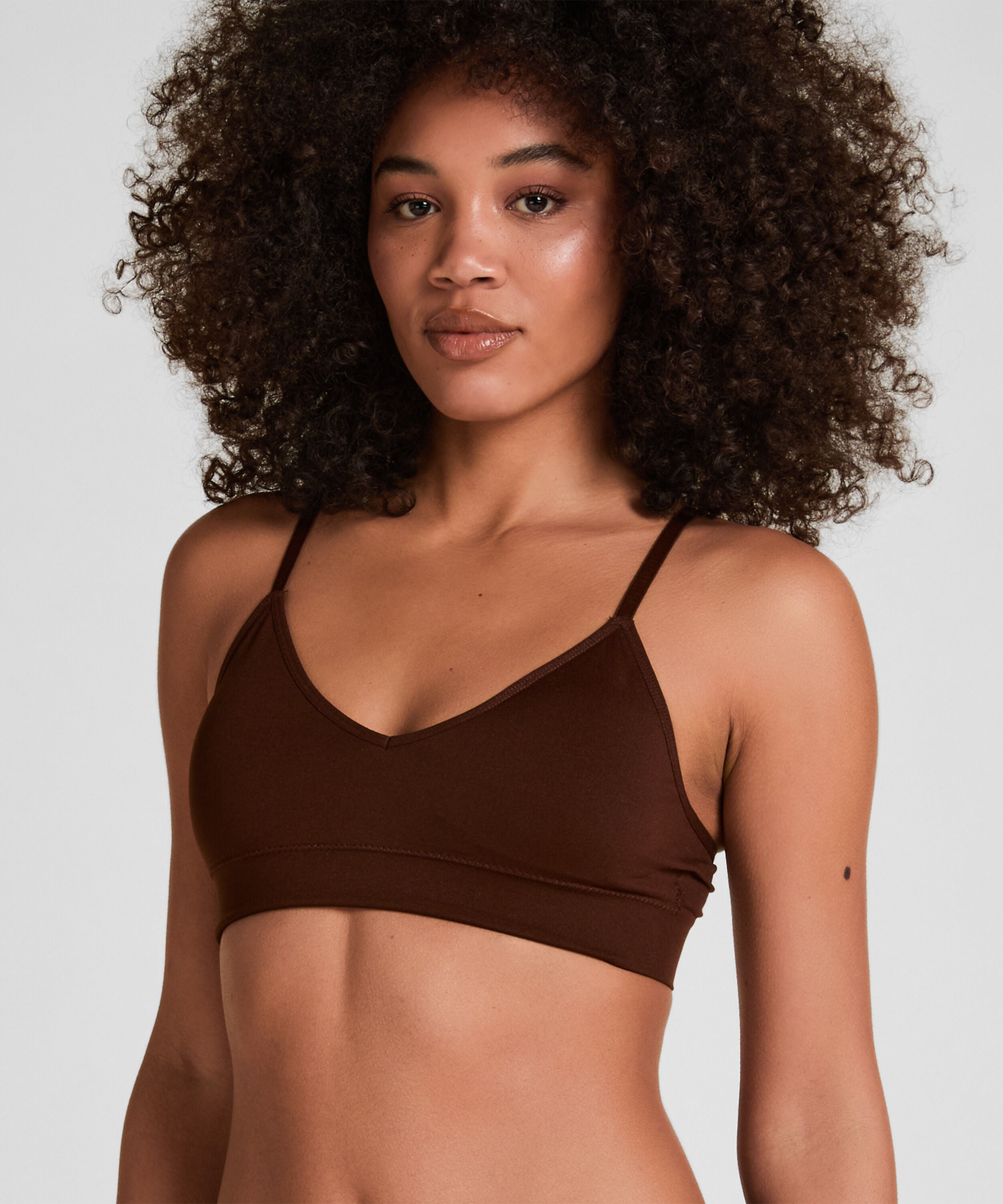Triangel-Bralette Dide, Braun Triangel-Bralette Dide, Braun
