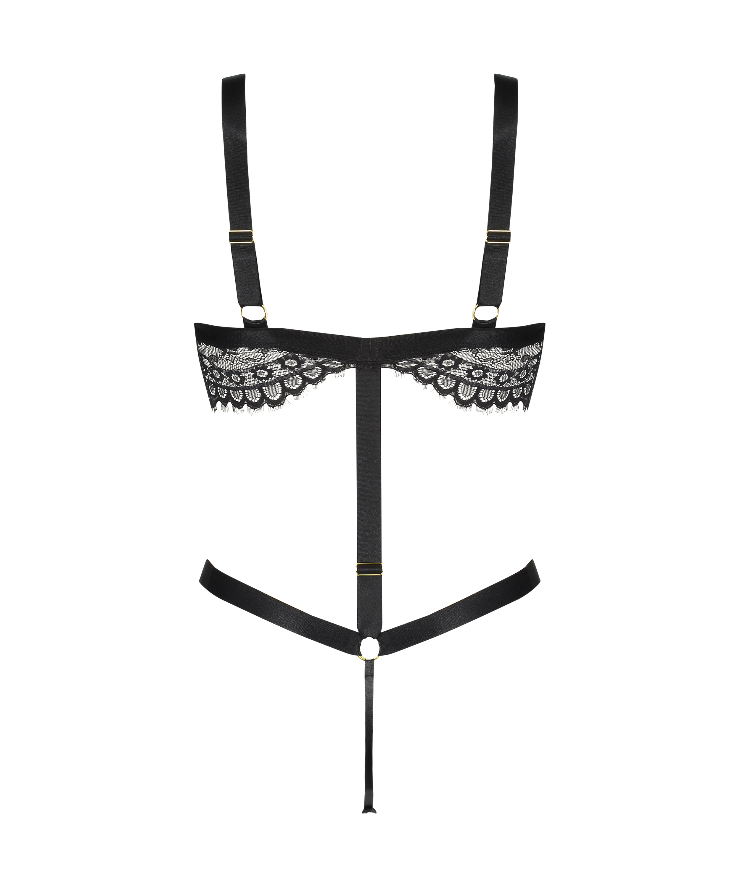 Body Ginger, mit offenem Schritt, Schwarz, main