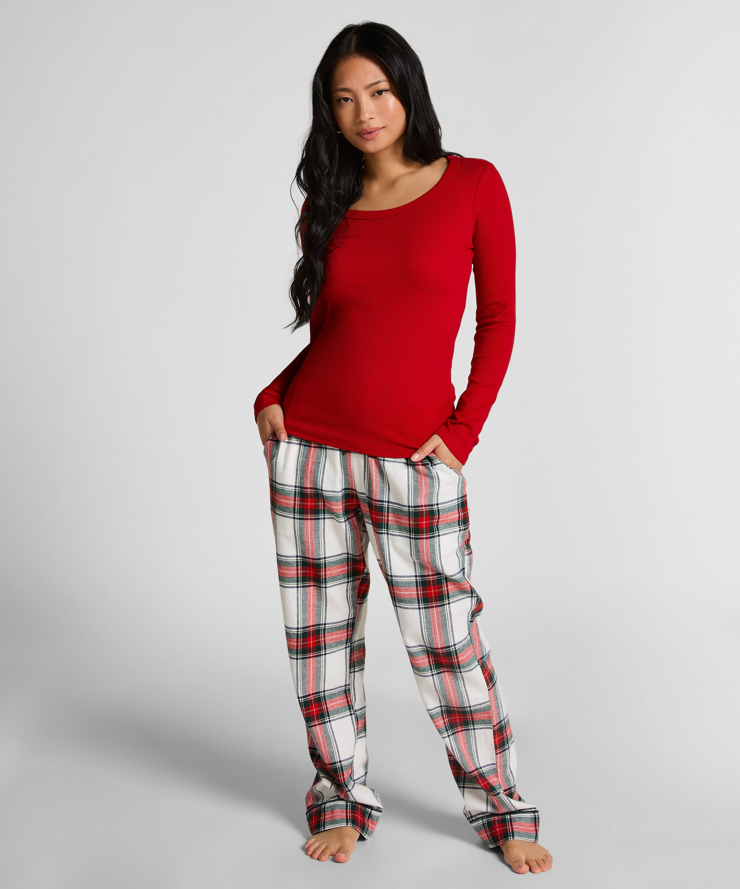 Pyjama-Top Baumwolle