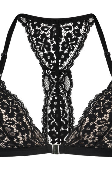 Thumbnail - Hunkemöller Vorgeformter Triangel-Bralette Rose Schwarz