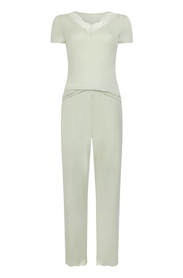 Thumbnail - Hunkemöller Pyjamaset Nana Grün