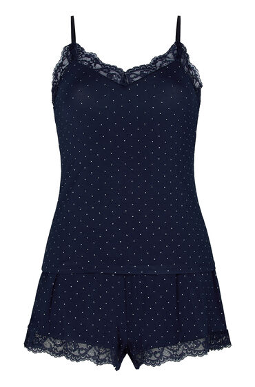 Thumbnail - Hunkemöller Pyjama Set Nana Blau