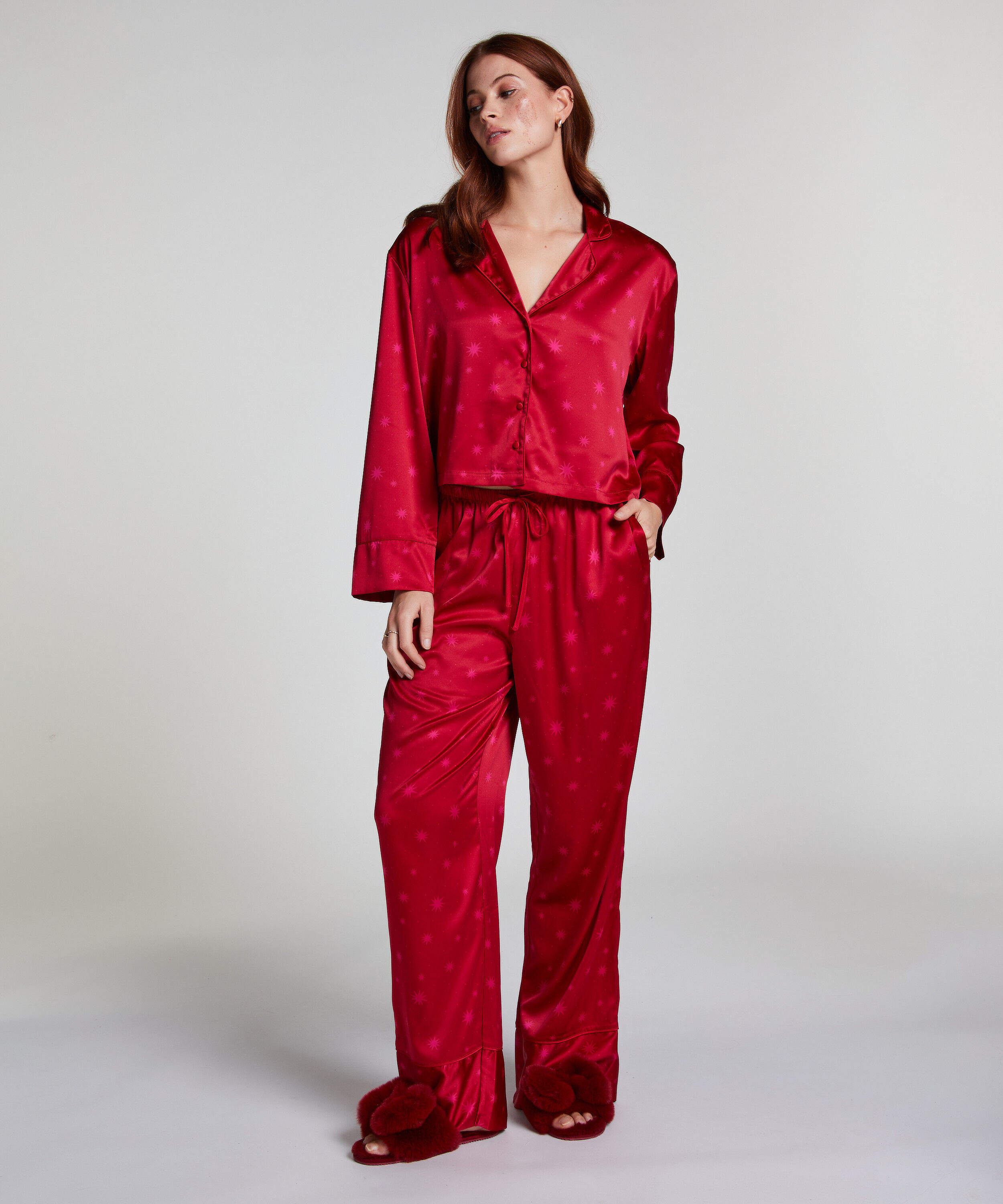 Hose Satin, Rot Hose Satin, Rot