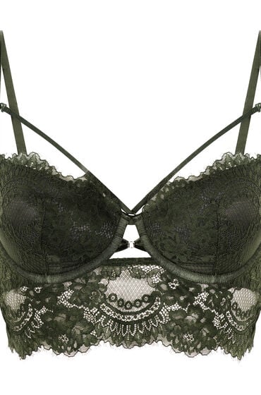 Thumbnail - Hunkemöller Amara Vorgeformter Longline-Bügel-BH Grün