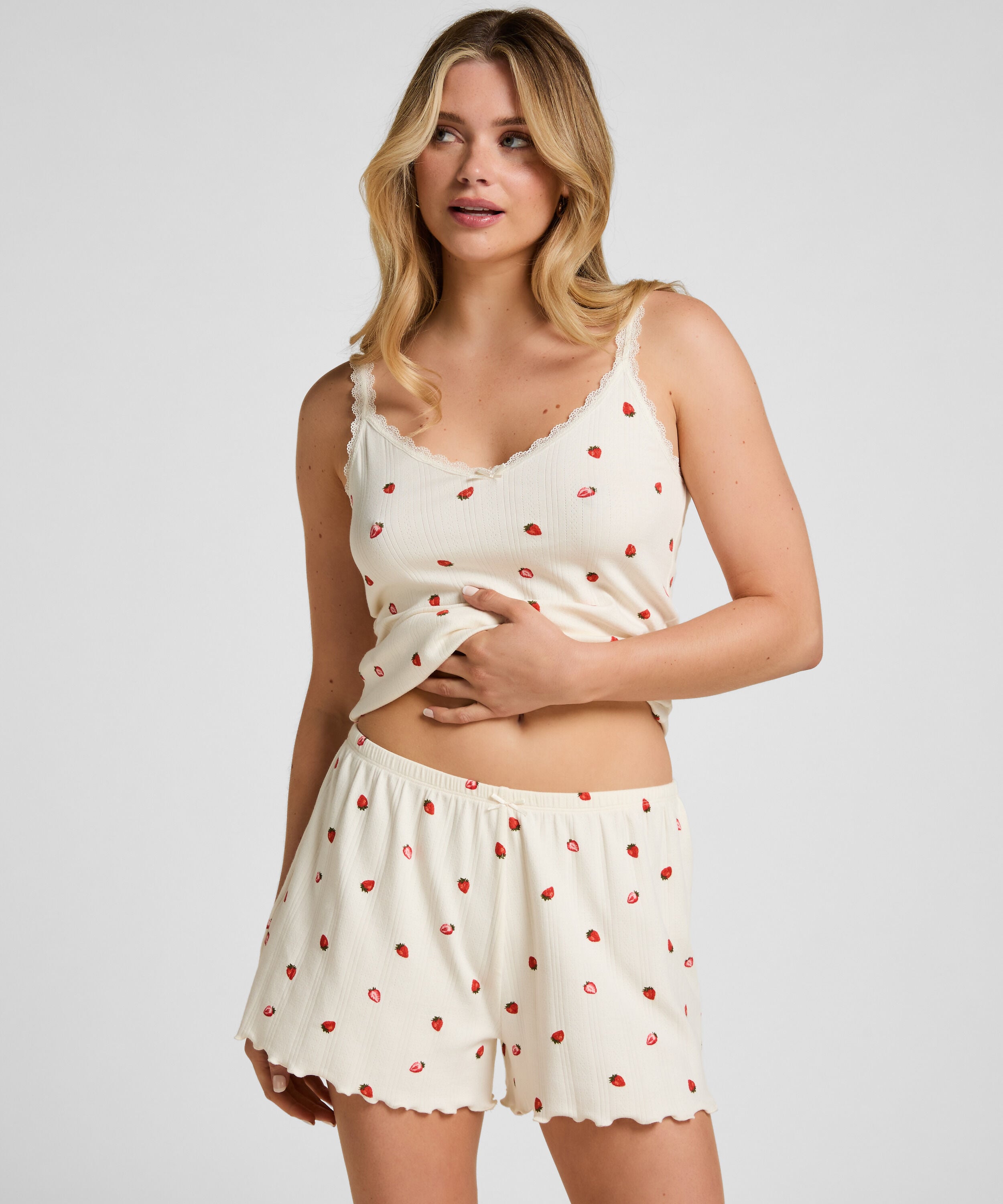 Pyjama-Shorts Pointelle