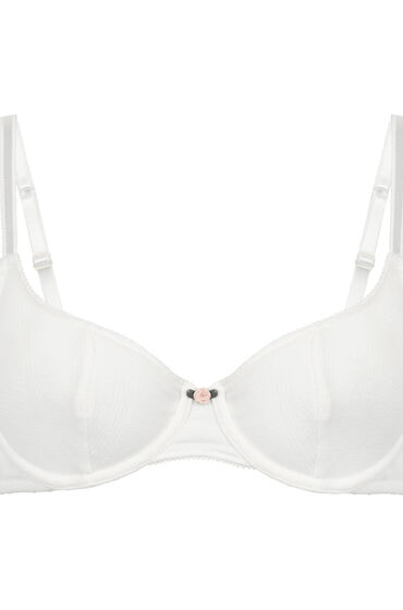 Thumbnail - Hunkemöller Pointelle Unwattierter Bügel-BH Weiß