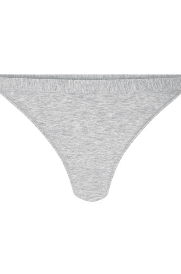 Thumbnail - Hunkemöller Baumwoll-String Grau