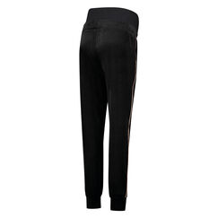Umstands-Jogginghose Velours, Schwarz