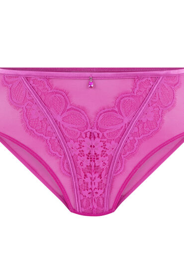 Thumbnail - Hunkemöller Prina Brazilian mit hohem Beinausschnitt und hoher Taille Rosa