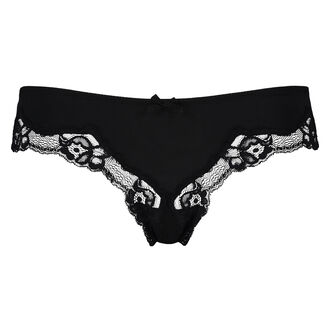 Slip Secret Lace, Schwarz