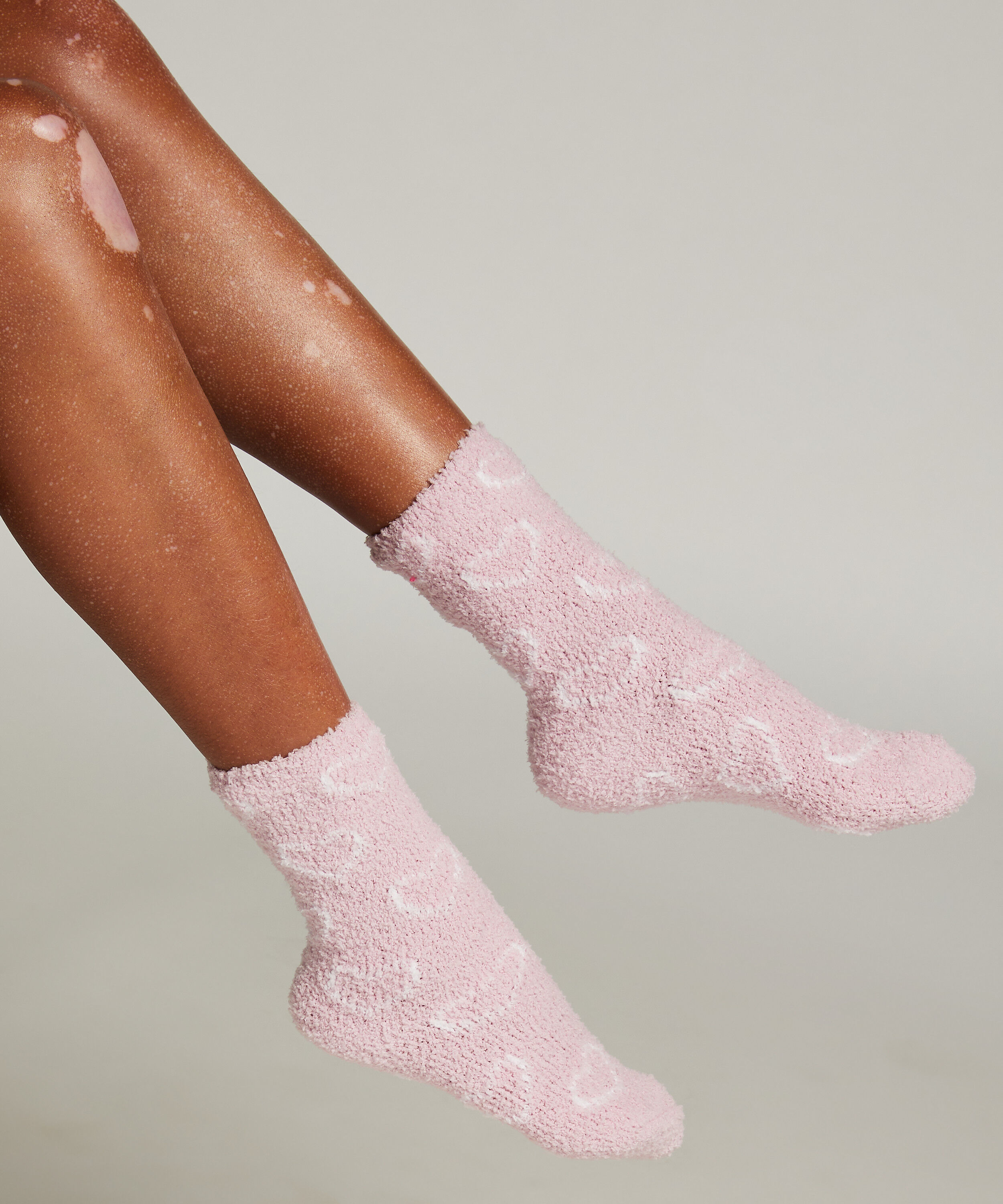 2 Paar Socken Cosy, Rosa