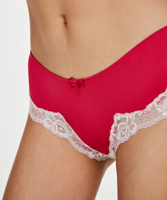 Boxer Secret Lace, Rose