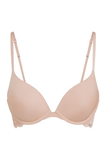 Thumbnail - Hunkemöller Vorgeformter Push-up-Bügel-BH Angie Beige