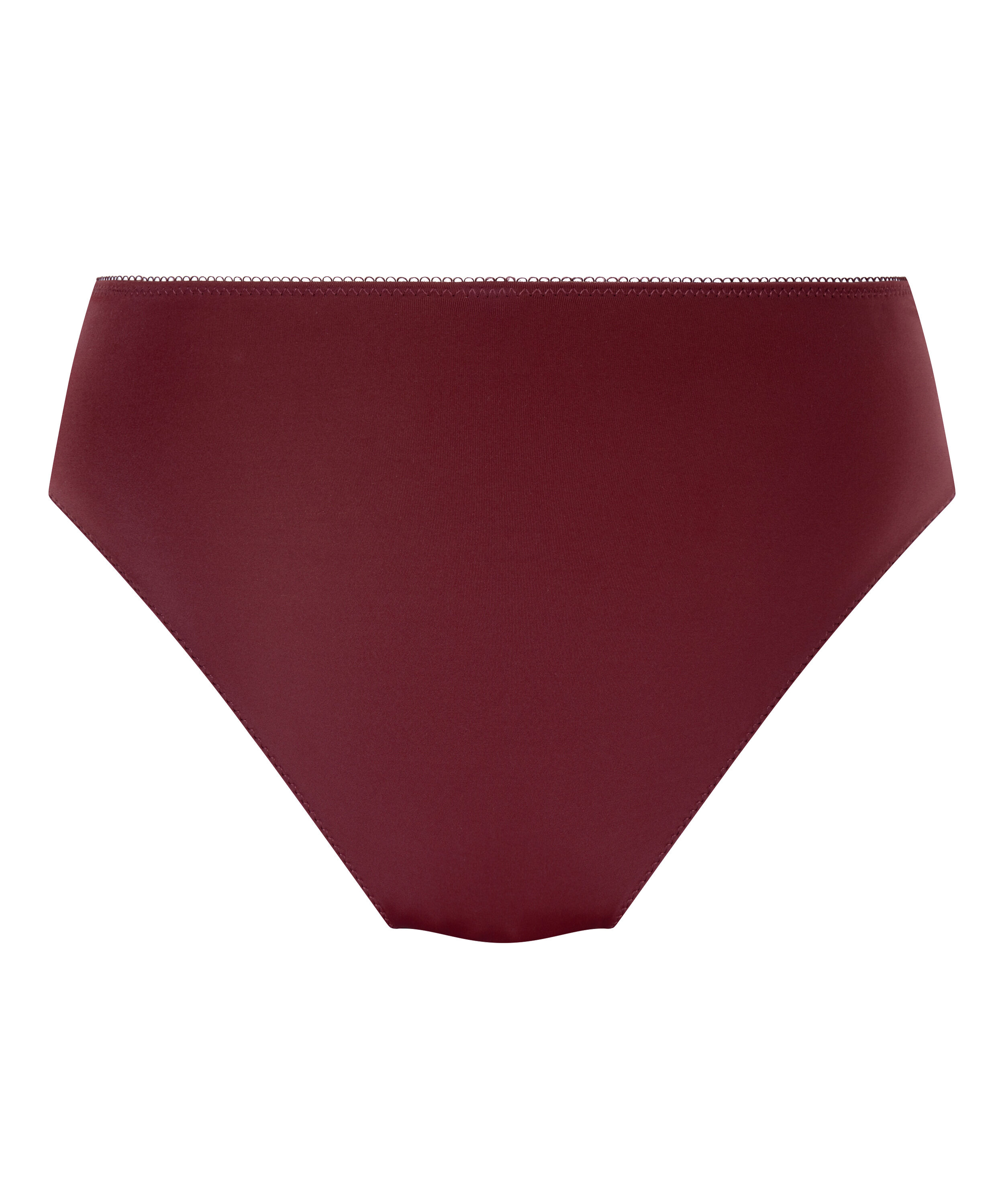 Hunkemöller Diva-Slip Mit Hohem Bund – Verziert Mit Blumenstickerei Und Schleife | Größe FIG-2XL | Weicher Stoff Für Besten Komfort