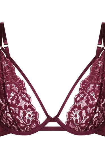 Thumbnail - Hunkemöller Unwattierter Bügel-BH Cinnamon Rot