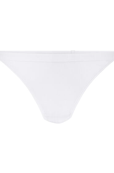 Thumbnail - Hunkemöller Baumwoll-String Weiß