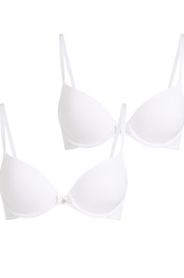 Thumbnail - Hunkemöller Doppelpack vorgeformter Bügel-BH Weiß
