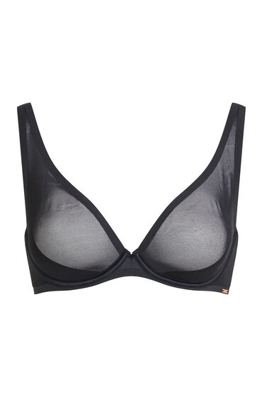 Thumbnail - Hunkemöller Unwattierter Bügel-BH Essential Schwarz