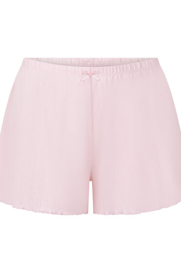 Thumbnail - Hunkemöller Pointelle-Shorts Rosa