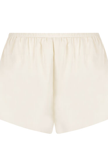 Thumbnail - Hunkemöller Satin-Shorts Minimal Weiß