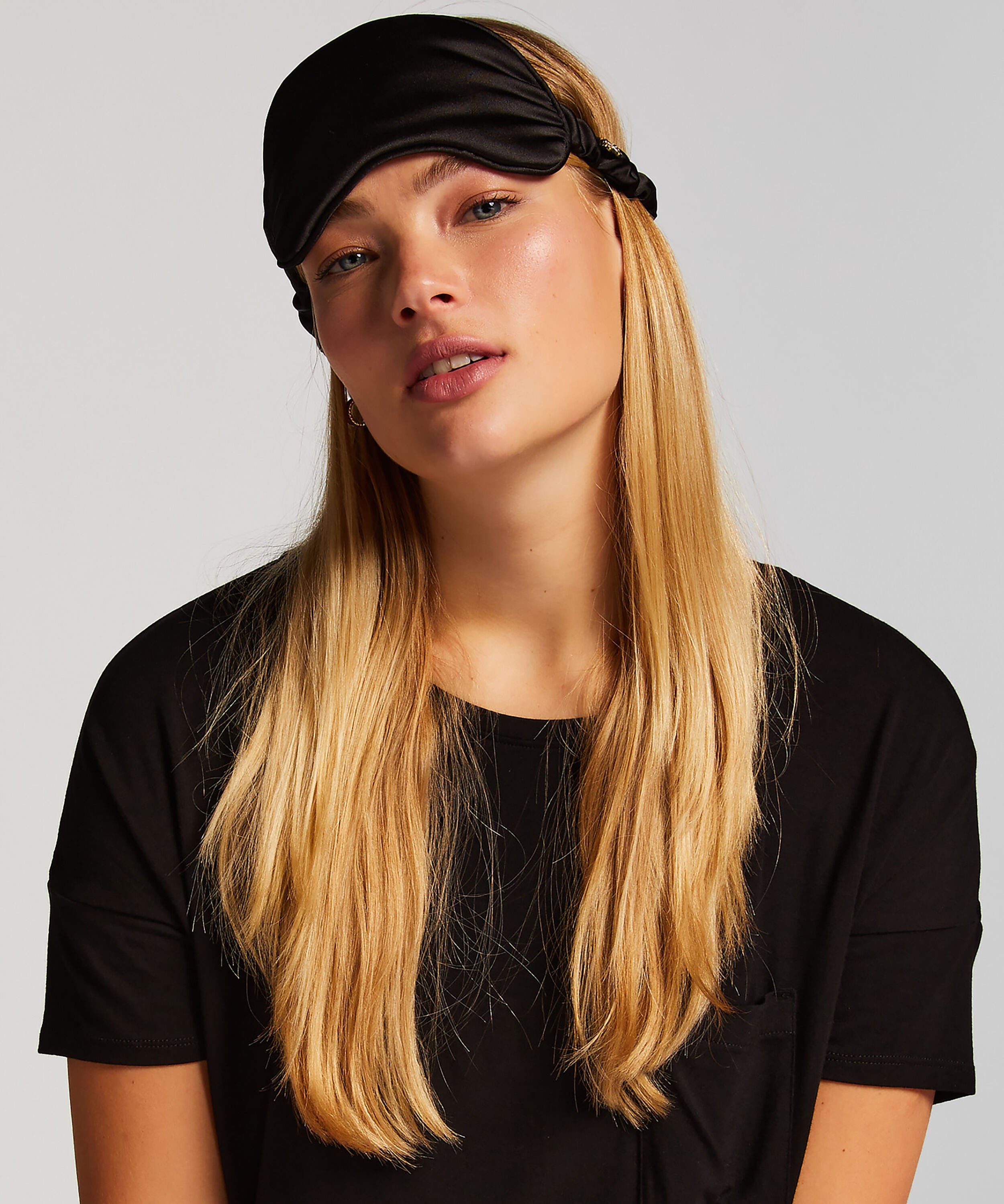 Schlafmaske, Schwarz Schlafmaske, Schwarz