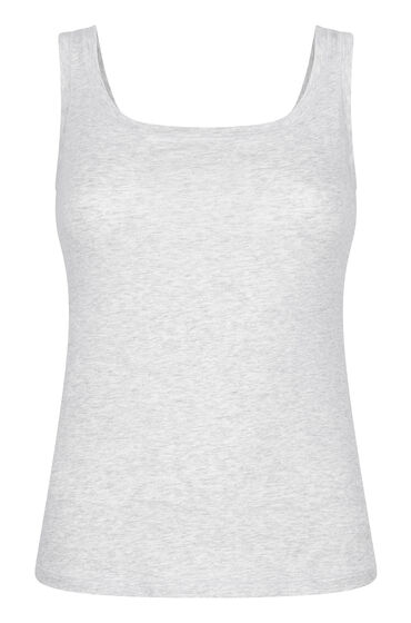 Thumbnail - Hunkemöller Singlet-Tanktop aus weicher Baumwolle Grau