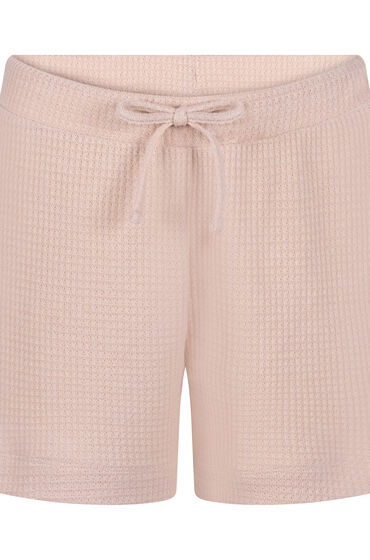 Thumbnail - Hunkemöller Short Waffle Sloane Beige