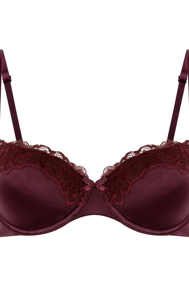 Thumbnail - Hunkemöller Vorgeformter Bügel-BH Lace & Shine Lila