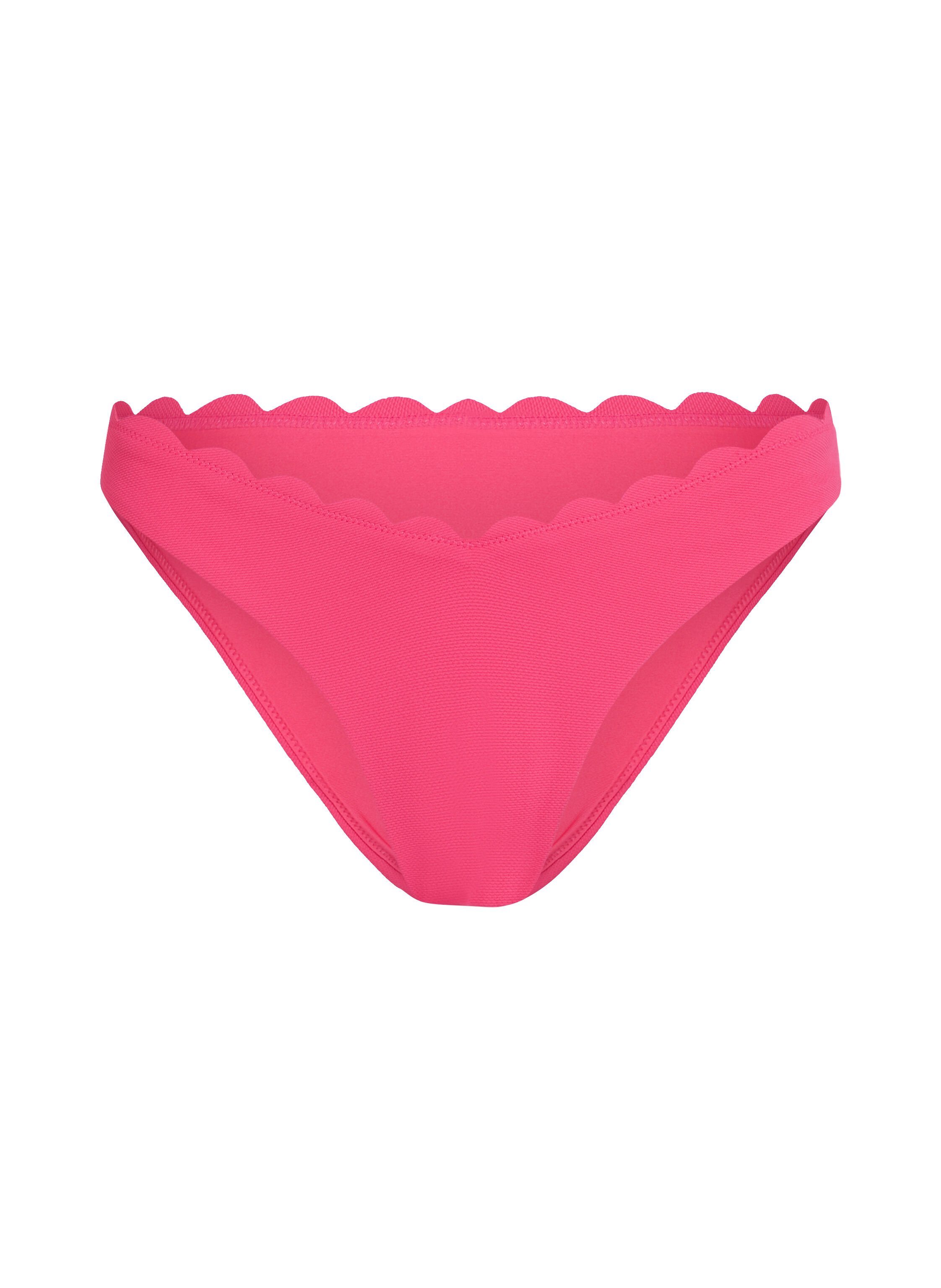 Bikini Slip mit hohem Beinausschnitt Scallop