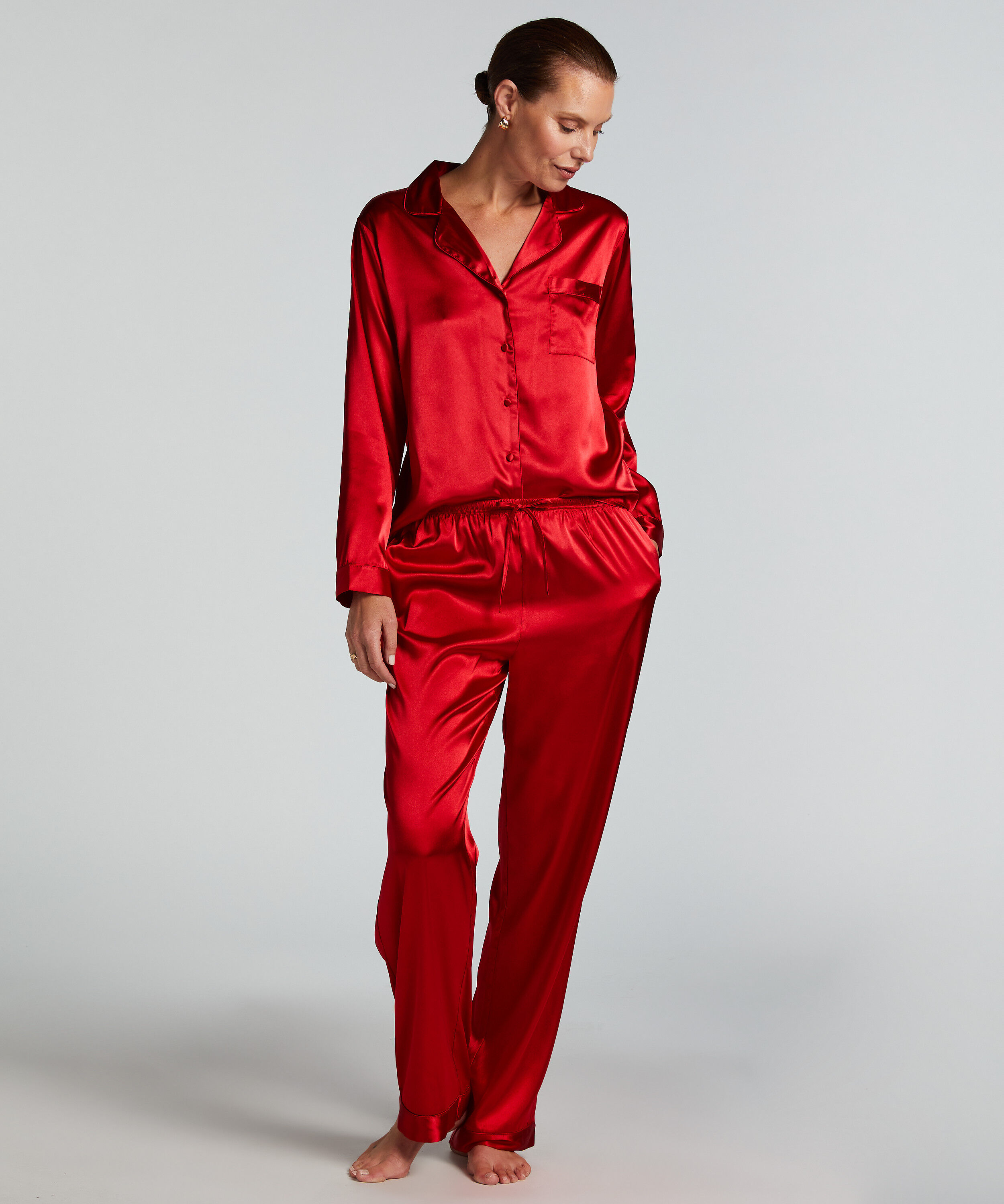 Hose Satin, Rot Hose Satin, Rot