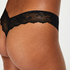 Invisible String Lace Back, Schwarz