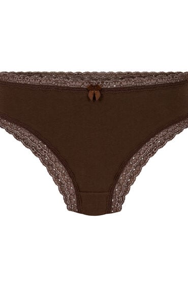 Thumbnail - Hunkemöller Brazilian Georgia Baumwolle Braun