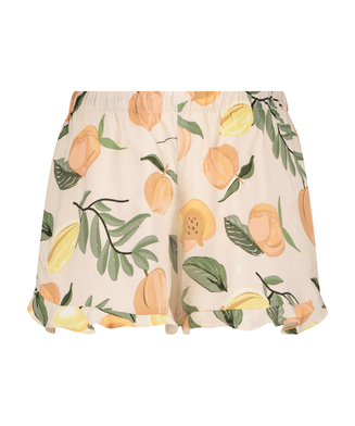 Pyjama-Shorts, Gelb