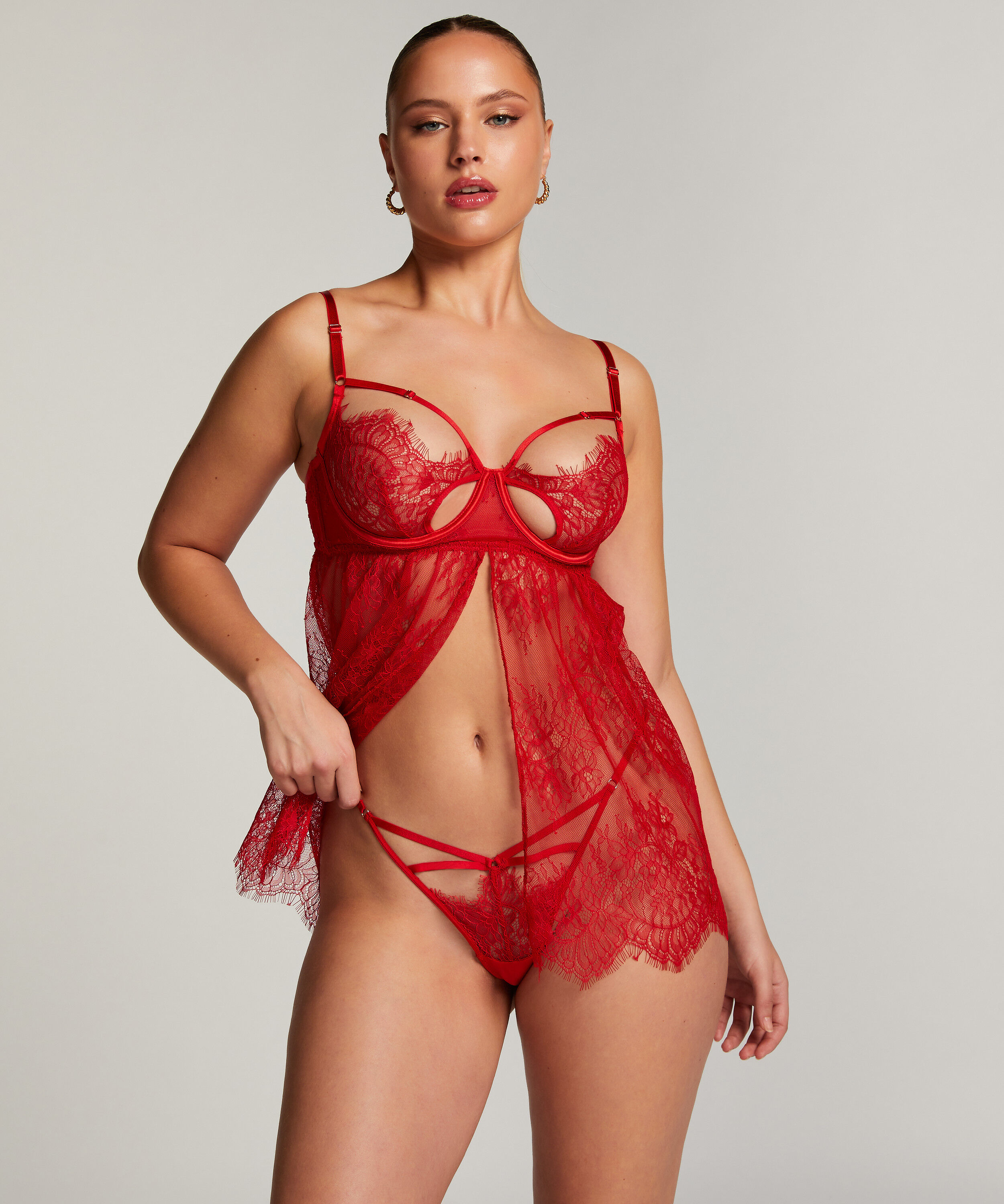 Babydoll Romance, Rot Babydoll Romance, Rot
