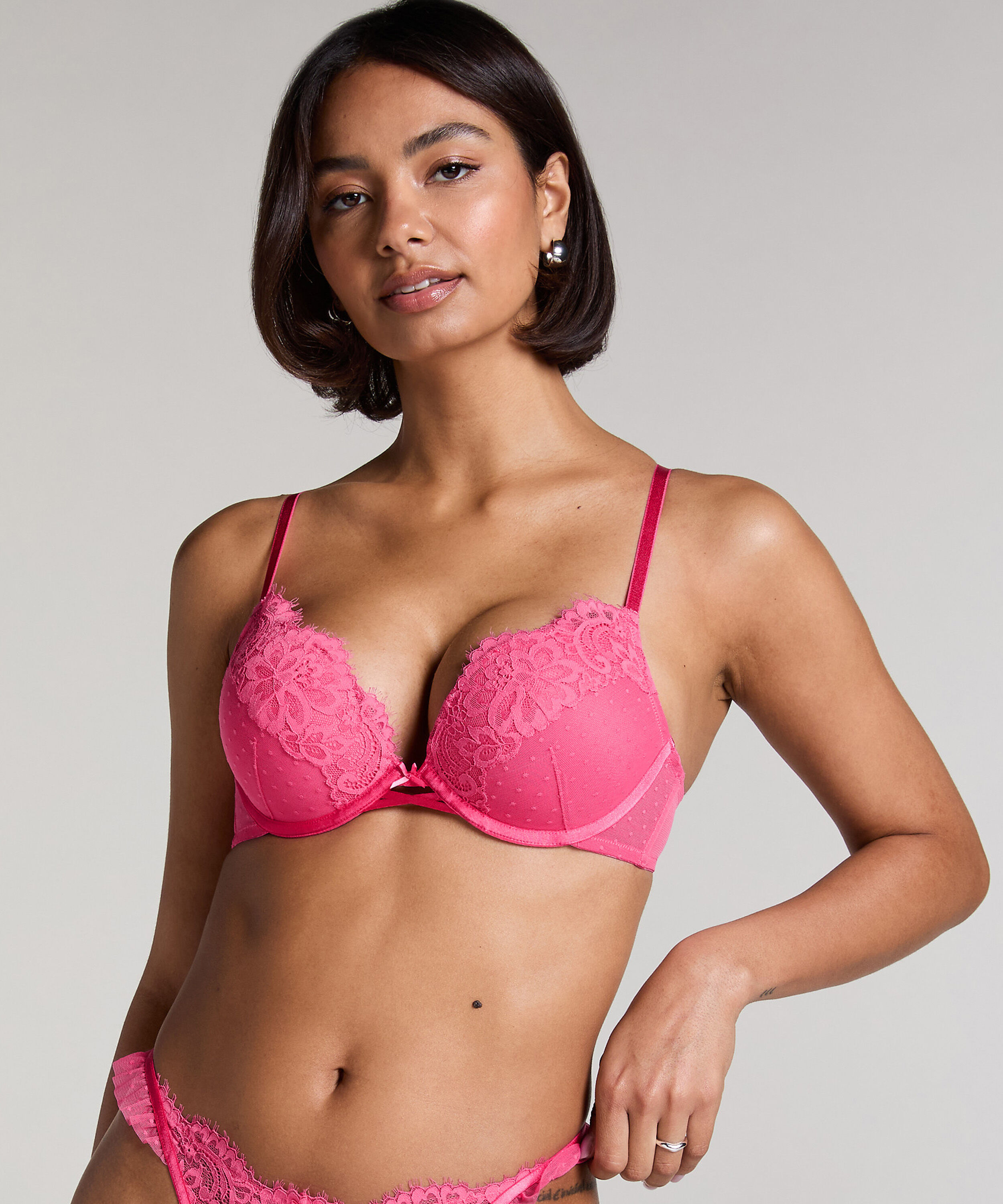 Vorgeformter Maximizer-Bügel-BH Harmony, Rosa