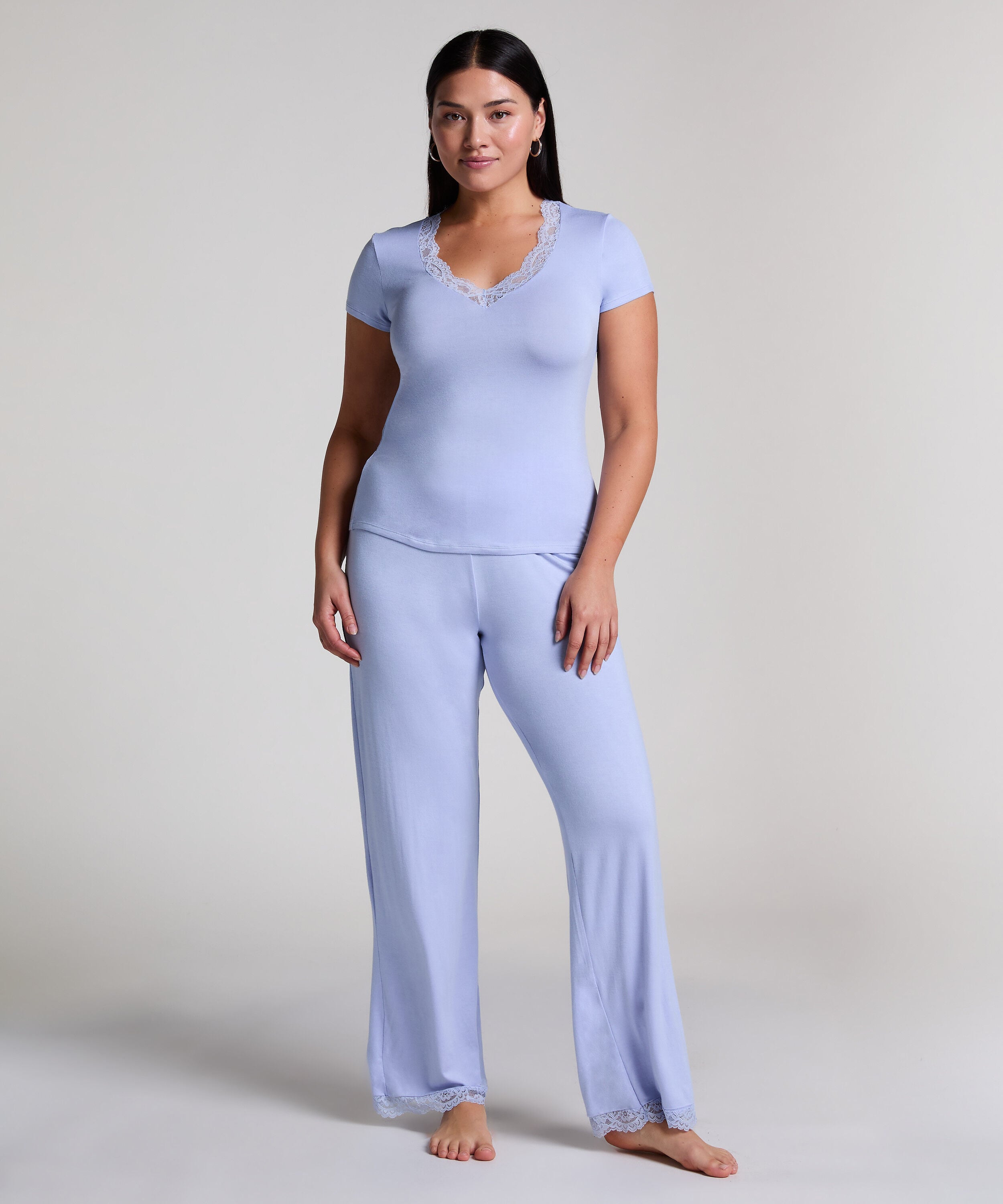Pyjamaset Nanna, Blau