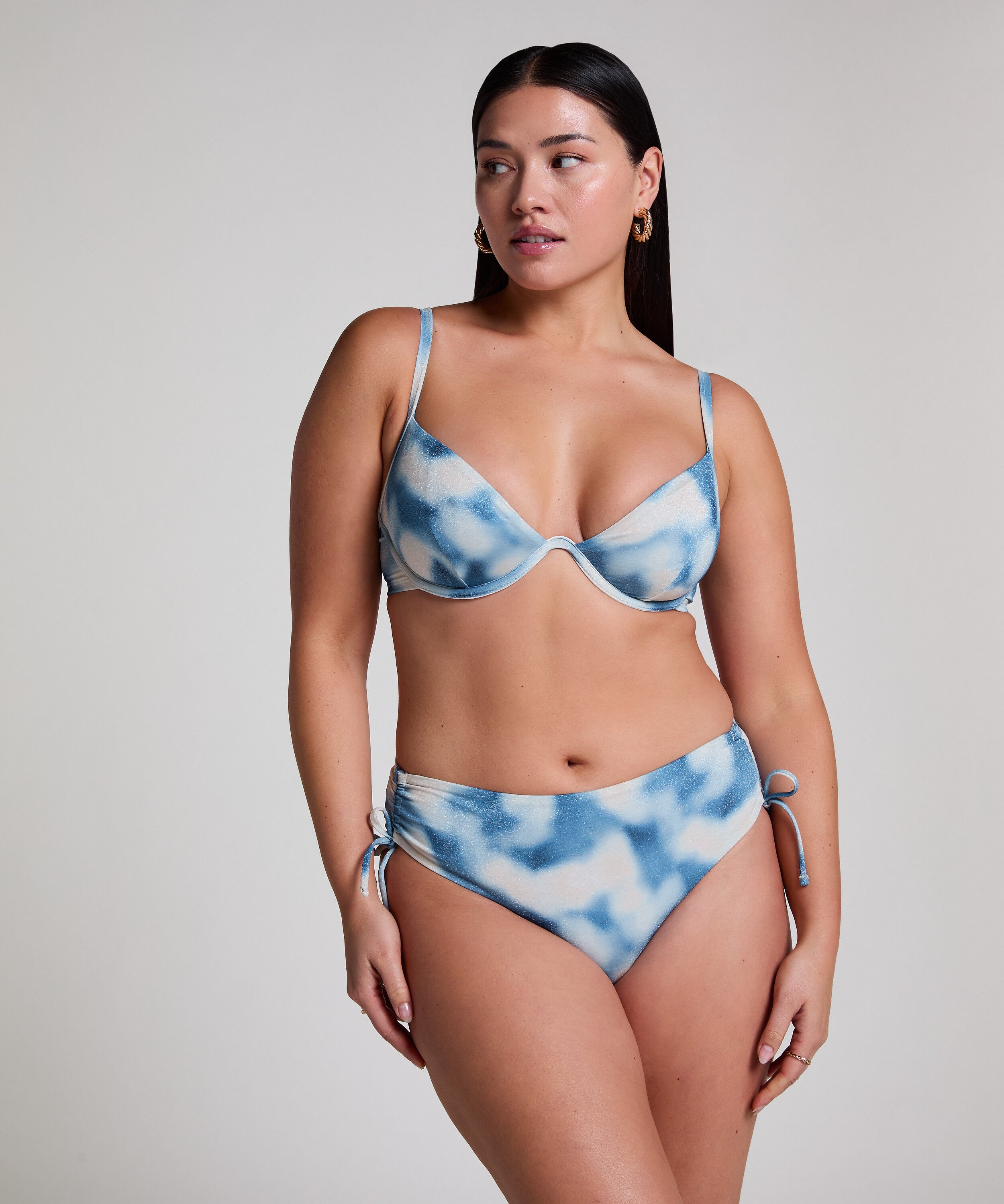 Rio Bikini Slip Lagoa, Blau
