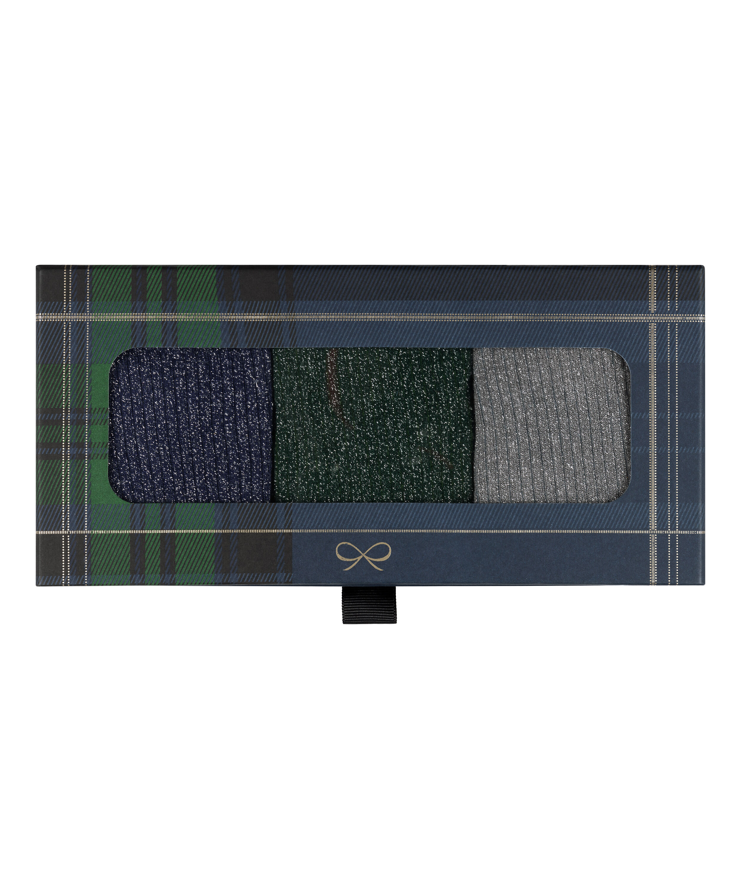 3 Paar Socken Giftpack, Blau