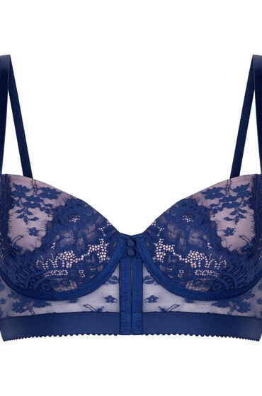 Thumbnail - Hunkemöller Vorgeformter Longline-Bügel-BH Lou Blau