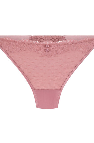 Thumbnail - Hunkemöller Laila String mit hohem Beinausschnitt Rosa