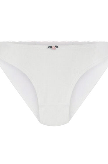 Thumbnail - Hunkemöller Pointelle Brazilian Weiß