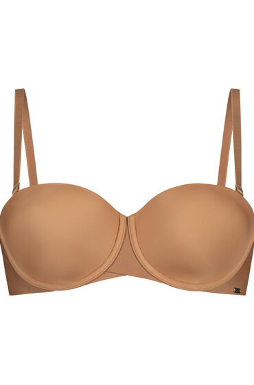 Thumbnail - Hunkemöller Vorgeformter trägerloser Bügel-BH Jane Braun