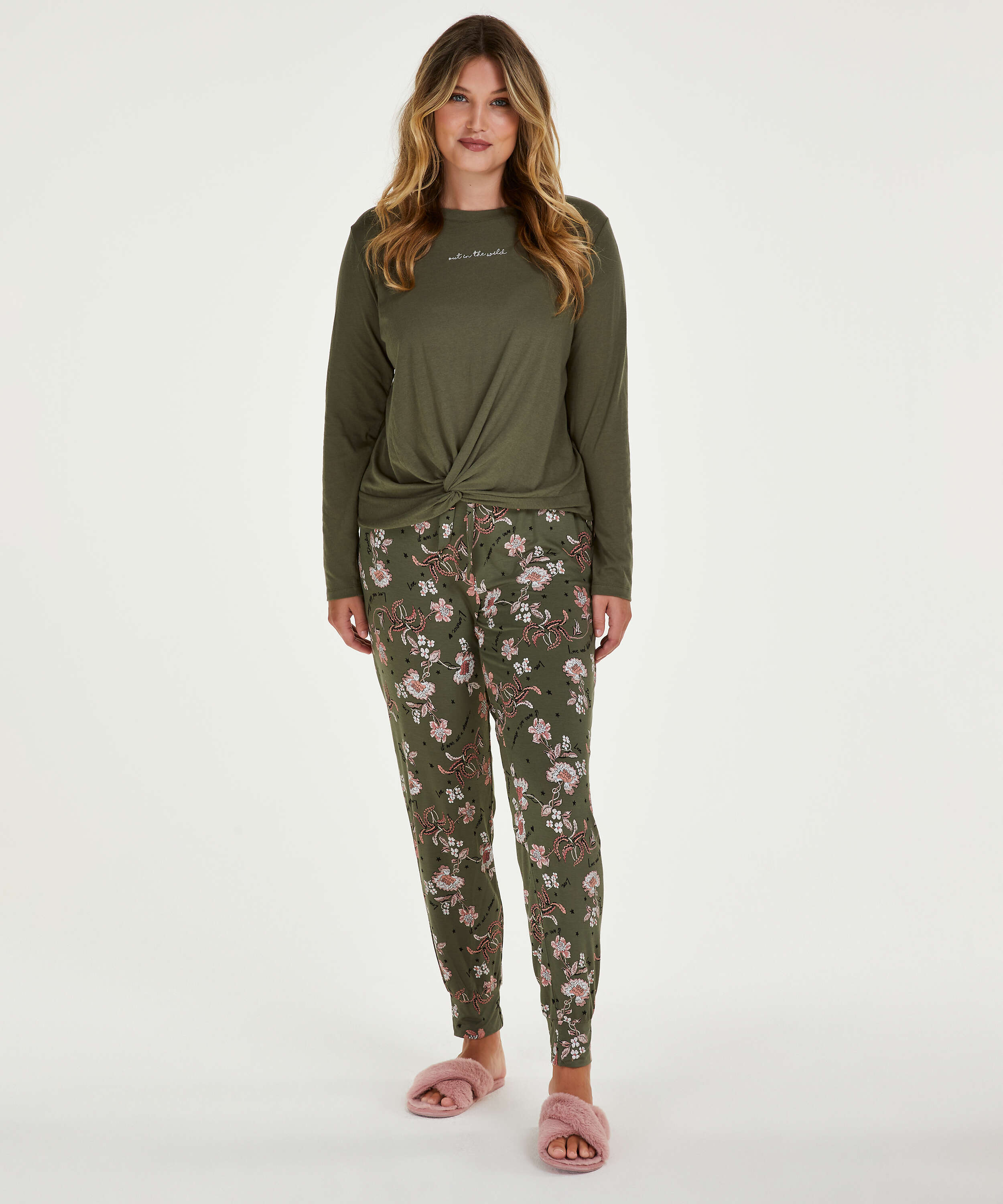 Langarm-Top Jersey Knot, gr&uuml;n, main