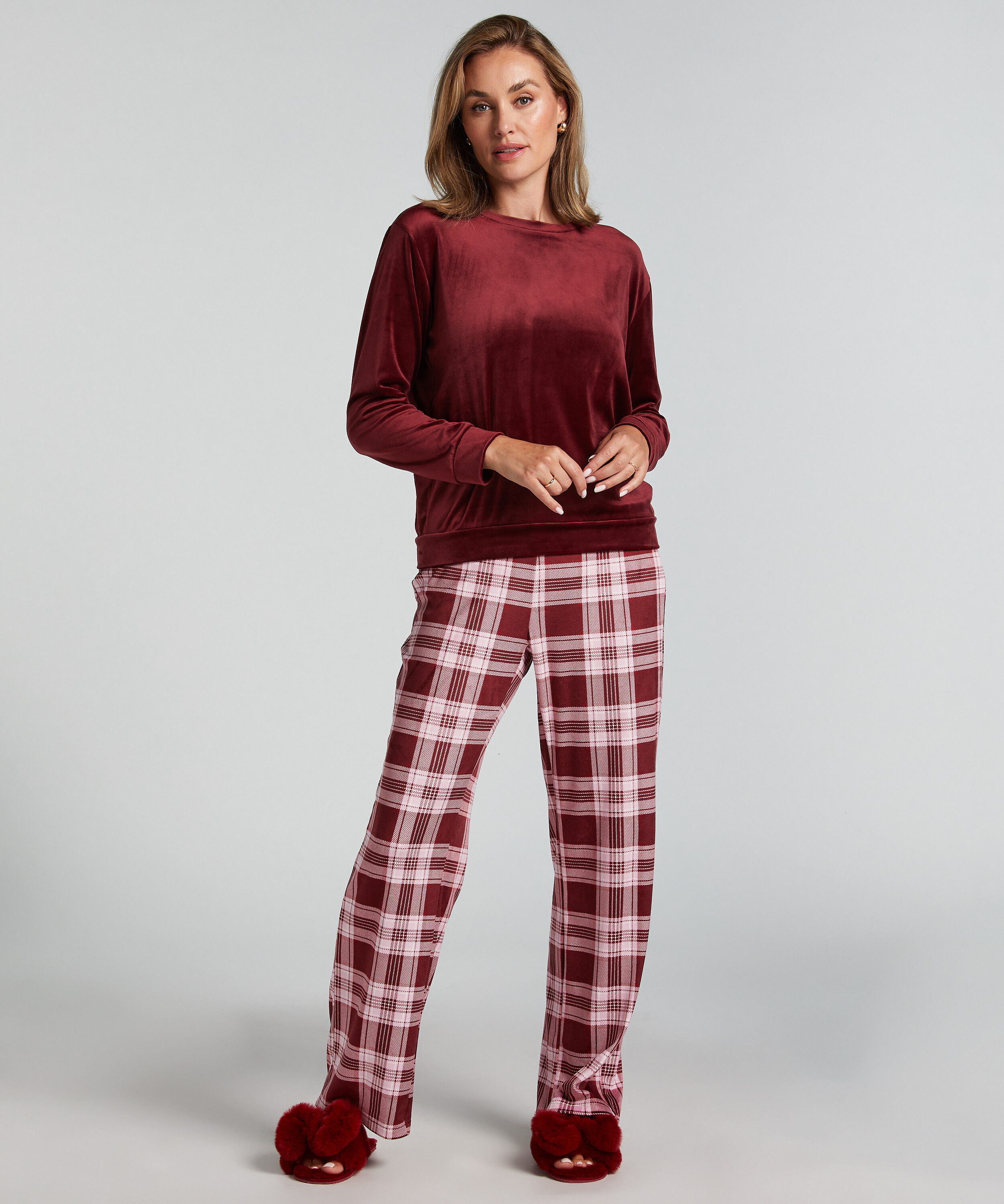 Pyjamaset Velours, Lila Pyjamaset Velours, Lila