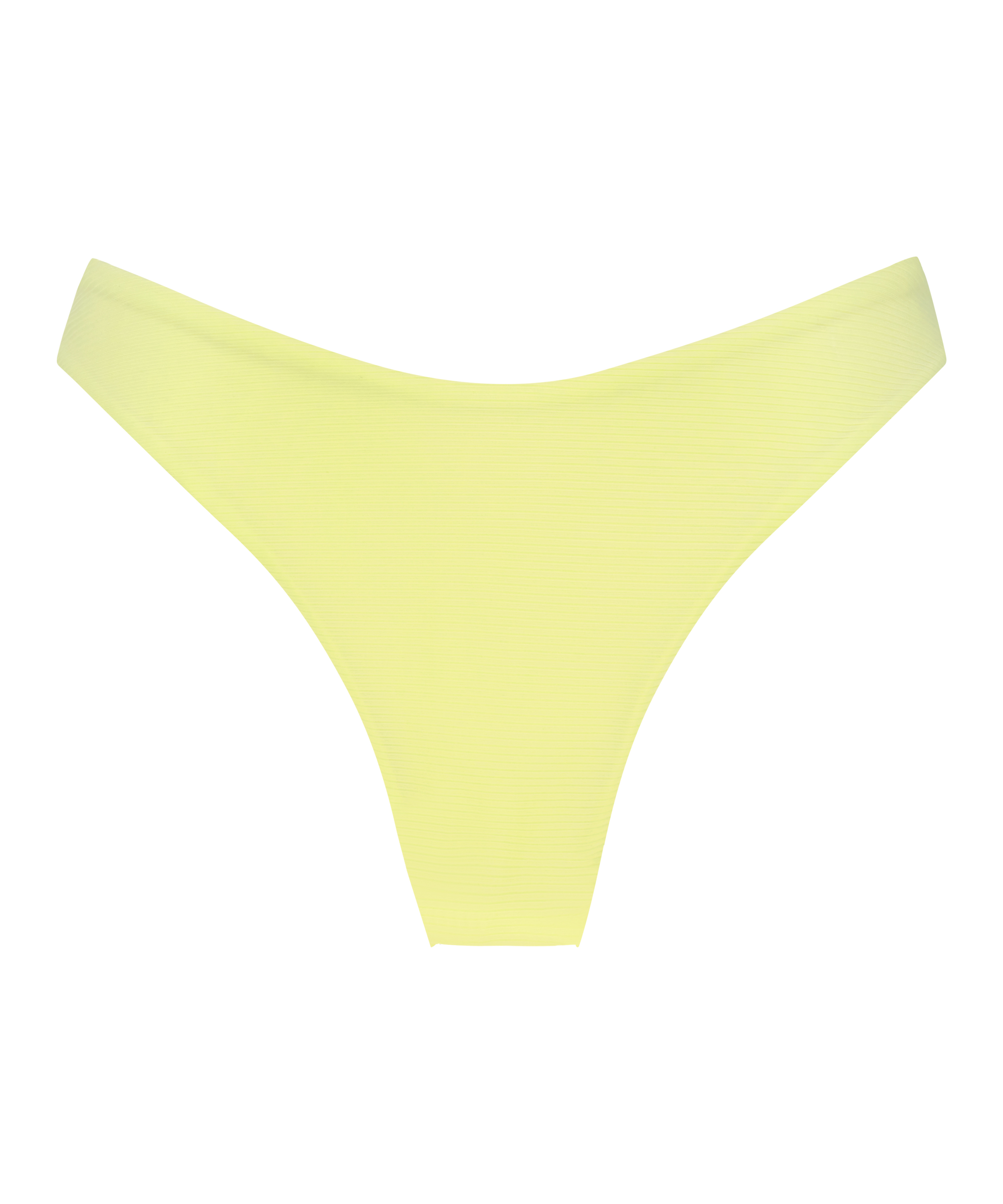 Bikinislip mit hohem Beinausschnitt Texture, Gelb, main