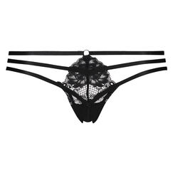 Brazilian Romane, mit offenem Schritt, Schwarz