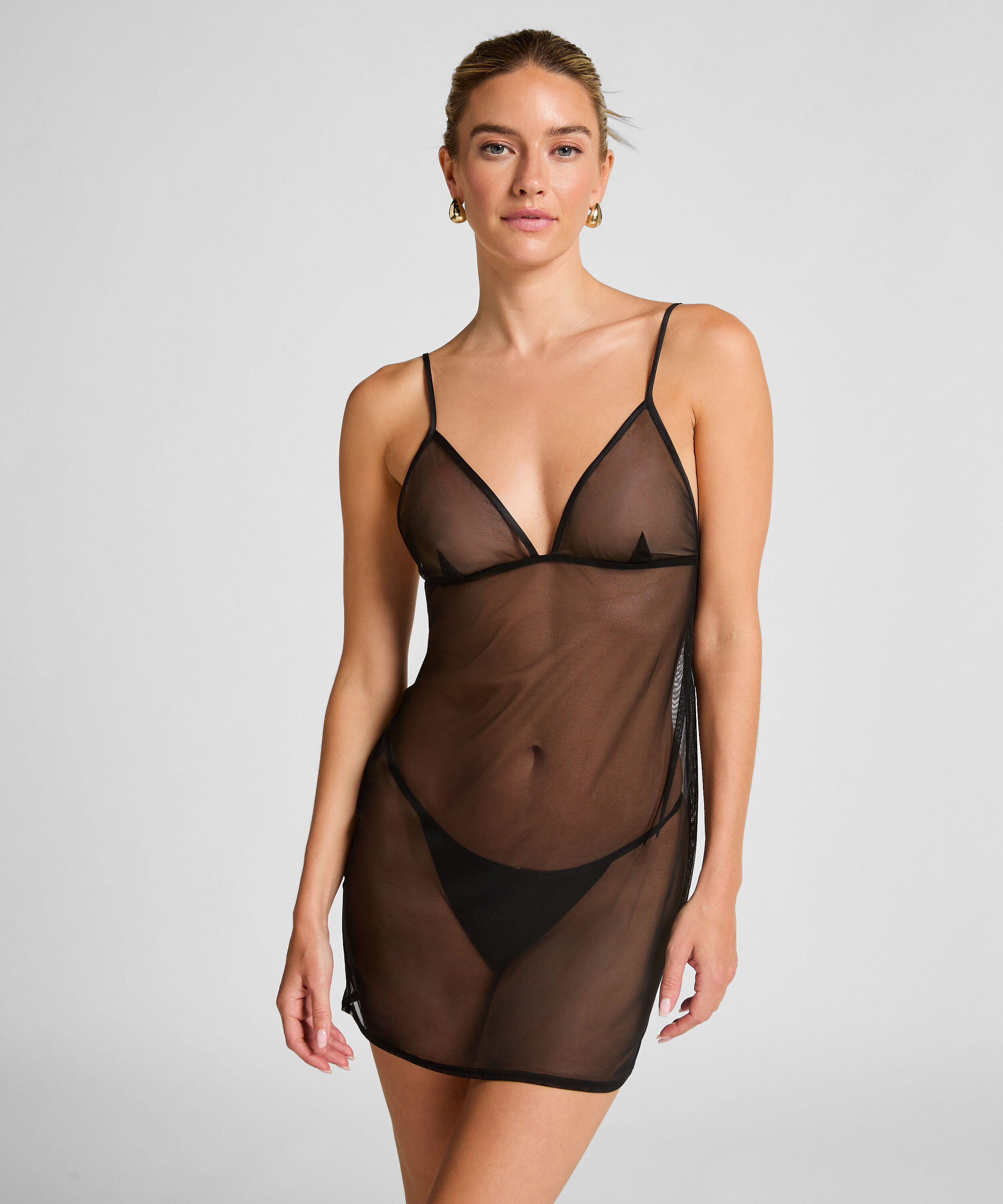 Slipdress Marie, Schwarz