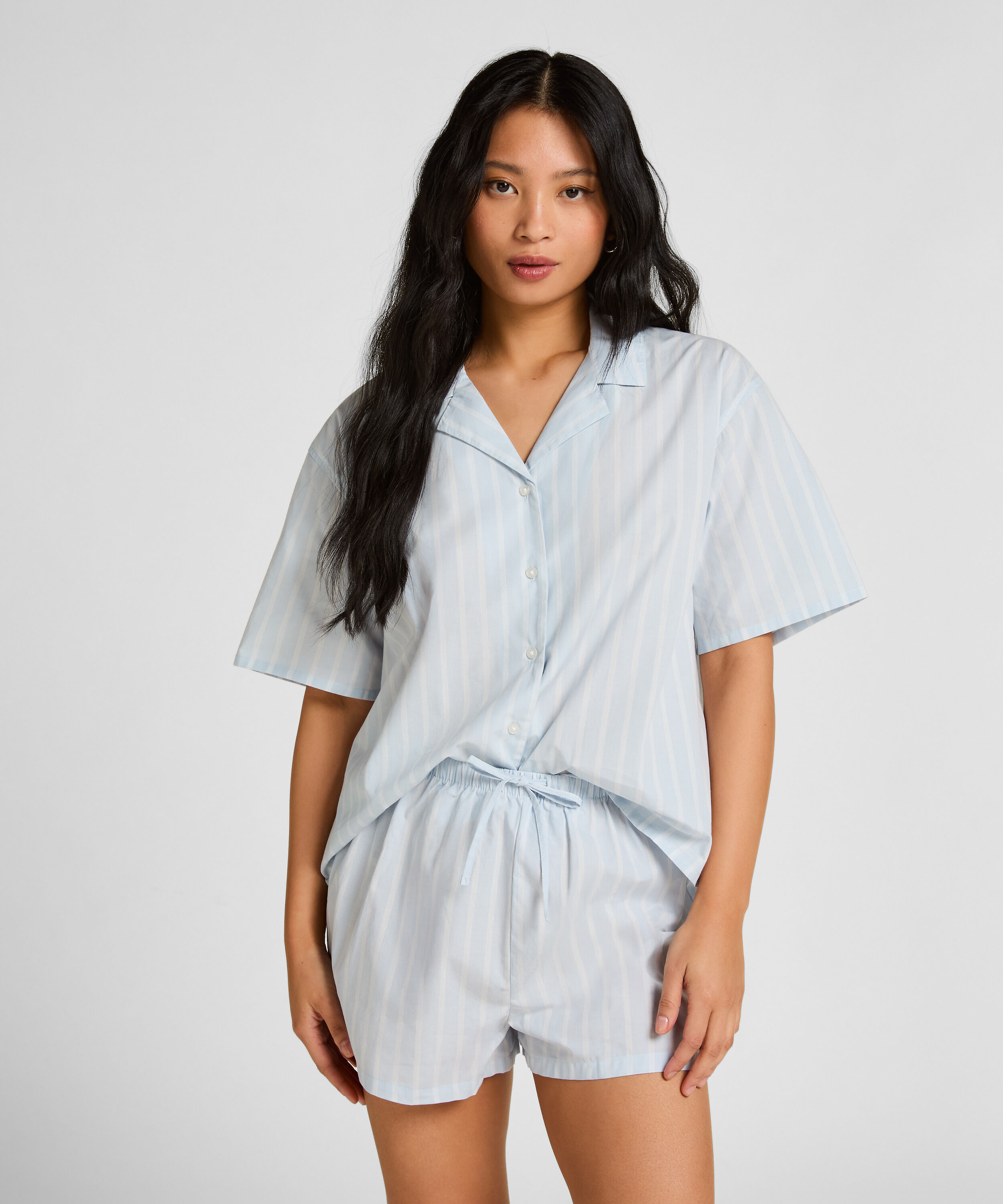 Gestreiftes Baumwolljacke