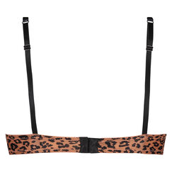 Vorgeformter B&uuml;gel-Push-up-BH Giselle, Braun