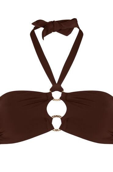 Thumbnail - Hunkemöller Bandeau Bikini Top Madrid Braun